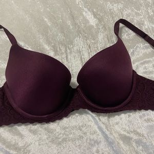 SOLD Aerie Maroon Sunnie Push Up Bra